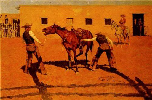 Frederick Remington His First Lesson